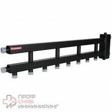Коллектор ROMMER (дублер рядный) с гидроразделителем на 4+1 контура до 60 кВт