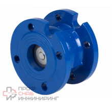 Клапан обратный пружинный GENEBRE 2450 13 DN125 PN16, корпус - GJL-250 (GG25)  клапан - GJL-250 (GG25) + никелевое покрытие, уплотнение - NBR, Ф/Ф