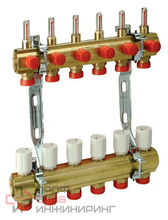 Коллекторная группа с расходомерами, Giacomini R553F 12 выходов