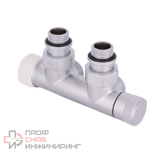 Узел нижнего подключения SR Rubinetterie угловой левый 1/2"х3/4"Е хром матовый