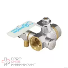 Кран шаровой Aquasfera латунь спуск 1112 Ду15 Ру40 м/м полн рыч 1112-01