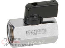 Кран шаровой мини ВВ 1/2' флажок KANSAS серия 800