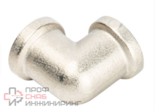 Угольник ВВ никелированный 1/4", Stout