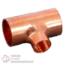 Тройник медный DN 28х18х28, модель 95130