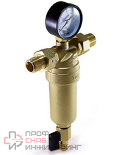 Фильтр промывной 1/2 с манометром TIM