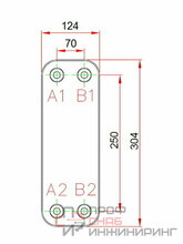 Пластинчатый теплообменник Каори K070-30M-EU1
