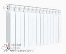 Радиатор биметаллический Rifar Monolit Ventil 500/14, правое подключение (без H-образного узла)