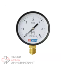 Манометр радиальный ДМ02-100 0-1,0МП� (0-10бар) �к100 G1/2" ст Метер