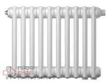 Радиатор трубчатый Zehnder Charleston Retrofit 3037, 28 сек.1/2 ниж.подк. RAL9016 (кроншт.в компл)