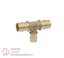 Тройник PE-X латунный радиальный Дн32х20х25 Giacomini