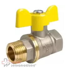 Кран шаровой лат газ Valfex 11Б27фтМ нк Ду25 Ру40 м/р полн баб