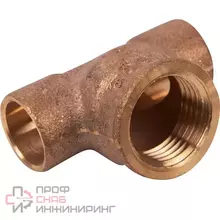 Тройник Sanha 4000 DN28-3/4"-28 пайка-резьба внутренняя бронза