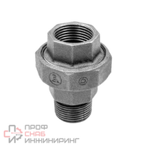 Соединитель Fittex PLUS чугун американка Ду32 (1 1/4") м/р