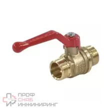 Кран шаровой Valfex лат 11Б27фт1М Ду15 Ру40 р/р полн рыч