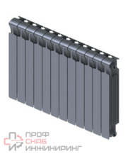 Радиатор биметаллический Rifar Monolit Ventil 500/12, правое подключение (без H-образного узла) Титан