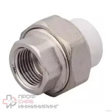 Муфта РосТурПласт PP-R бел комб разъем Дн50х1 1/2" ВР 10624