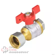 Кран шаровой Aquasfera латунь 1022 Euro нк Ду20 Ру30 м/нак/г полн баб 1022-02