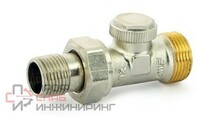 Вентиль обратный Uni-fitt НН 1/2" х 3/4" ЕК с разъёмным соединением, никелированный, шт