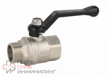 Кран шаровой полнопроходной ВР-НР, рычаг из алюминия 1" x 1" Gappo