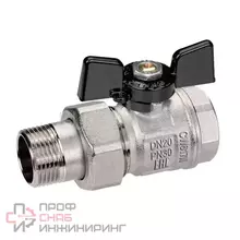 Кран Bugatti с разъемным соединением НВ 1'1/4 бабочка NEW JERSEY серия 922 полный проход