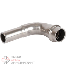 Угольник однораструбный Rommer 90° ВПр-НПр 15 из нержавеющей стали