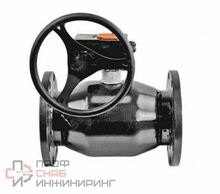 Кран шаровой FORTECA 11с67п Ду250 Ру16 фланец, полнопроходной, под редуктор