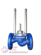 Клапан проходной седельный регулирующий комбинированный без привода Теплосила TRV-C-15-4-101