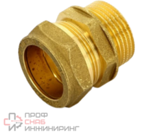 Соединитель обжимной Tiemme 35 х 1' с наружной резьбой