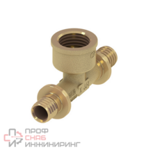 Тройник с внутренней резьбой TECEflex, 20 x Rp 1/2 x 20, латунь