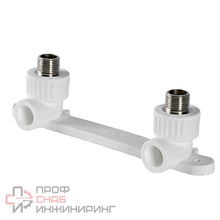 Водорозетка 20-1/2", Valfex, пайка-резьба, нар., полипропилен