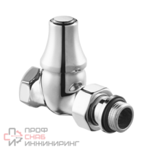 Запорный клапан SR Rubinetterie Old Style прямой для радиатор 1/2 хром