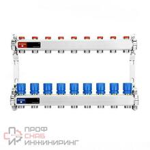 Группа коллекторная для отопления VARMEGA ВР 1" на 9 контуров 3/4" EK
