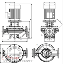 Насос DAB CP-G 80-1700/A/BAQE/3 - IE3