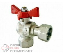 Кран шаровый TIM с НГ угловой ВВ 1/2"