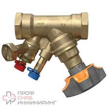 Клапан балансировочный STAD-EF с дренажем и штуцером внутр. резьба DN 15 Kvs = 3.19 м3/ч