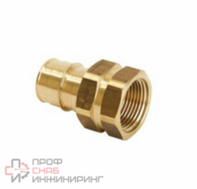 Штуцер usystems 20х3/4' ВР для труб PE-Xa, латунь