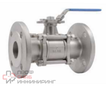 Кран шаровой ADL фланцевый DN32, PN40, BV17, сталь нержавеющая, с рычагом