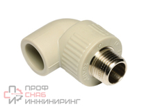 Угольник Wavin Ekoplastik SKOE02020X PPR 90° комбинированный с наружной резьбой