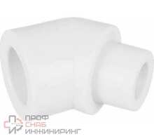 Угольник PPR РОСТУРПЛАСТ 32х45 ВП НП белый