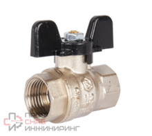 Кран шаровой ВР/ВР, ручка бабочка 1/2", Stout