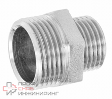 Ниппель переходной Баз 1/2х3/4 НП15/20 никель