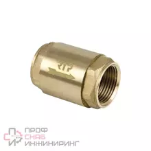Обратный клапан РосТурПласт с латунным стержнем латунь внутренняя/внутренняя резьба 1/2" PN40