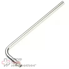 Трубка Г-образная 16-15, General Fittings 3400, надв.гильза-труба, латунь хромированная, l=250