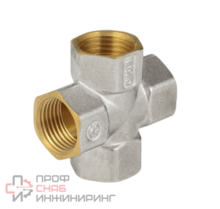 Крест латунь Ду20 м/м никель Aquasfera 9011-02