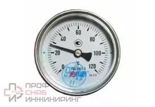 Термометр биметалл ТБ63 120С Дк63 L=40 G1/2" осев Метер