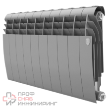 Радиатор Royal Thermo BiLiner 350 Silver Satin VR80 - 8 секц.