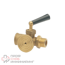 Кран Icma для манометра латунь 159 G1/2" Ру16 м/р