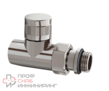 Запорный клапан прямой SR Rubinetterie серия Tondera 1/2", никель матовый