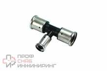 Тройник 40-32-40, Henco PK, 10, пресс-пресс, PVDF