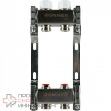 Коллектор ROMMER из нержавеющей стали без расходомеров 2 выхода